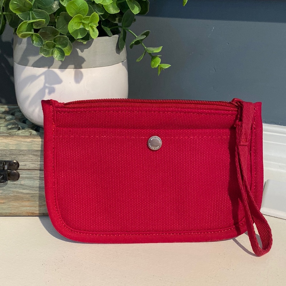 Lands’end Pink Wristlet with Card Storage
